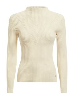 Luxusní Rita svetr, Krémová barva, XS, S, M, L