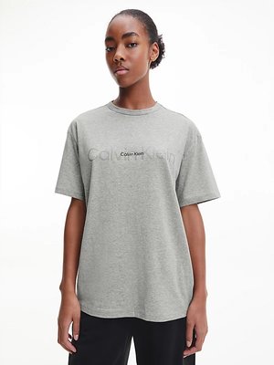Calvin Klein Underwear – Embossed pyžamové triko, Šedá barva