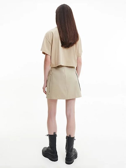 Módní Archival triko, Béžová barva, 2023