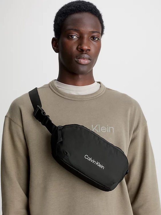 Luxusní Waist Pack ledvinka, Černá barva, OS