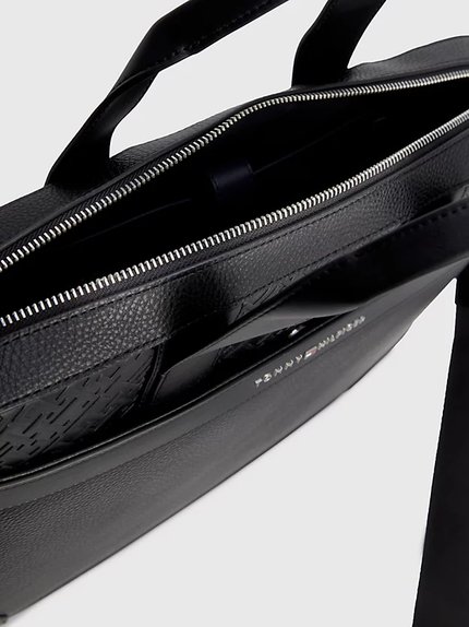 Módní Central Slim taška na notebook, Černá barva, 2023