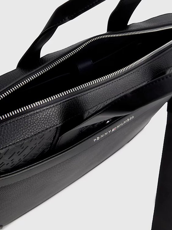 Módní Central Slim taška na notebook, Černá barva, 2023