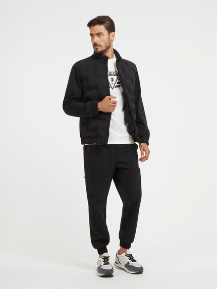 Módní Theo bunda, Černá barva, 2023