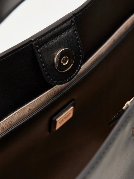 Módní Jovie Society velká kabelka, Černá barva, 2024