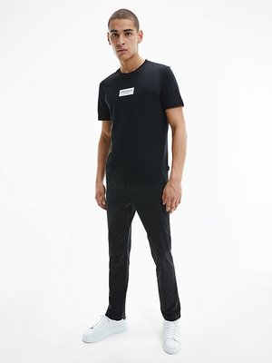 Logo triko – Calvin Klein, Černá barva Muži