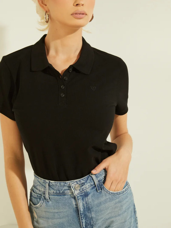 Luxusní Polo tričko, Černá barva, XS, S, M, L