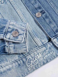 Guess – Delya denim bunda, Modrá barva 2