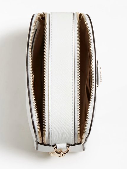 Módní Noelle crossbody, Bílá barva, 2023