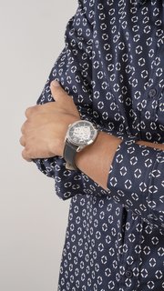 Guess – Hodinky Tailor, Černá, Stříbrná barva 1