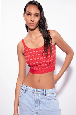 Pinko – Baldanzoso top, Červená barva