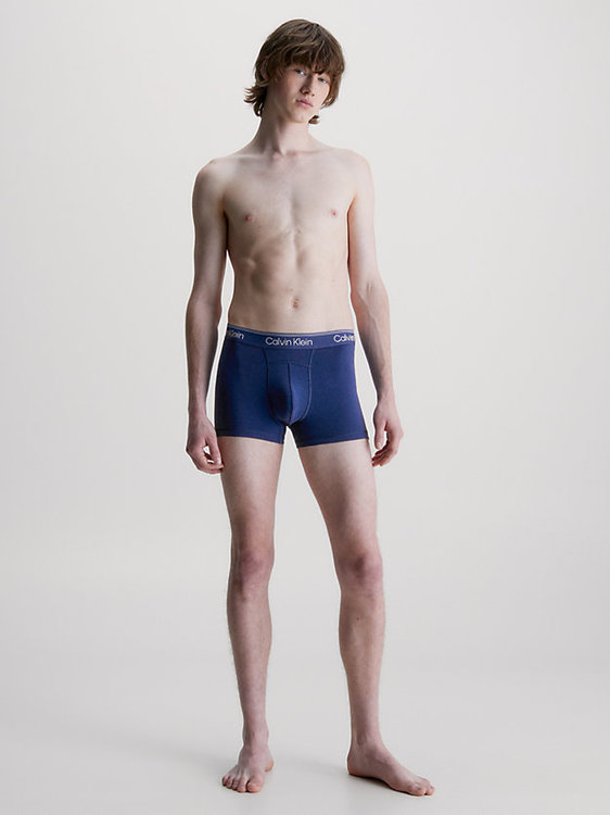 Athletic Cotton boxery Modrá barva Muži