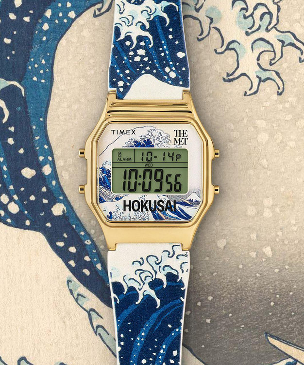 Modrá, Zlatá barva, Timex LAB The MET hodinky