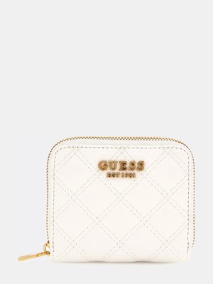 GUESS – Giully malá peněženka, Krémová barva