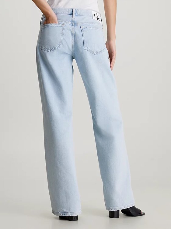 Extreme Low jeans – Calvin Klein Jeans, Modrá barva Ženy