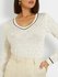 Luxusní Rosie 4G svetr, Krémová barva, XS, S, M