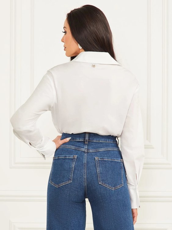 Luxusní Lisa košile, Bílá barva, 40, 42, 44