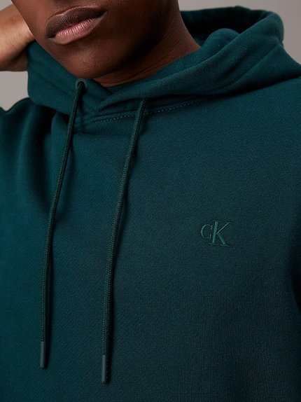 Módní Heavy Terry mikina, Zelená barva, 2024