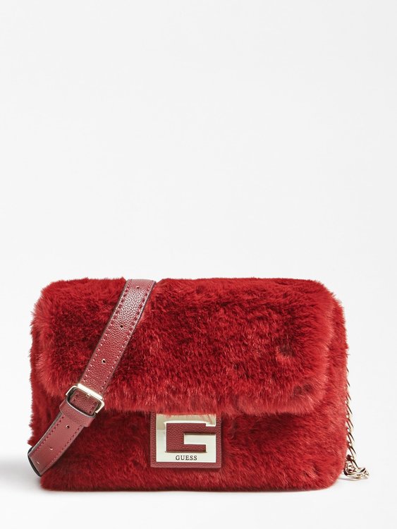 Guess – Gwen crossbody, Červená barva