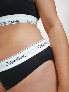 Luxusní Bikiny Brief Kalhotky, Černá barva, 2XL