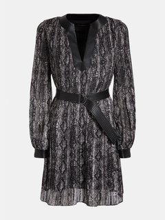 Dana šaty Černá, Šedá barva Ženy