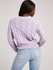 Módní Juliette svetr, Fialová barva, 2022