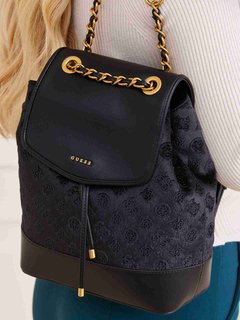 Guess – Kimi velvet batoh, Černá barva 1