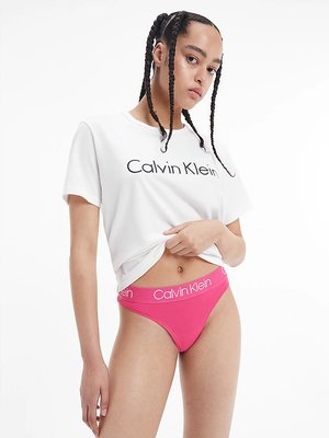 Body Cotton tanga – Calvin Klein Underwear, Růžová barva Ženy