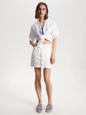 WW0WW38950-YCF košile s/s – Tommy Hilfiger Ženy