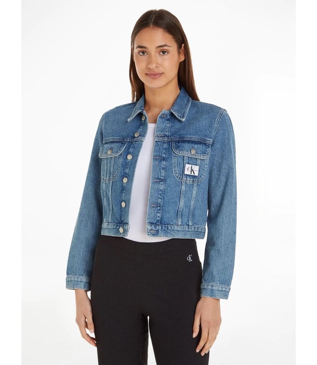 Calvin Klein Jeans – 90's Denim bunda, Modrá barva