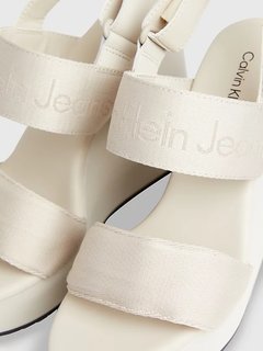 Béžová, Krémová barva, Wedge sandály