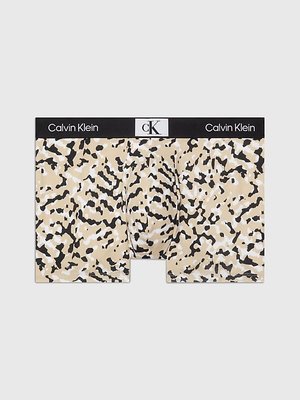 Calvin Klein Underwear – CK 96 Cotton boxery, Hnědá, Multi barva