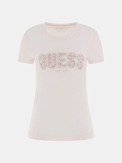 Logo Lace triko Růžová barva Ženy