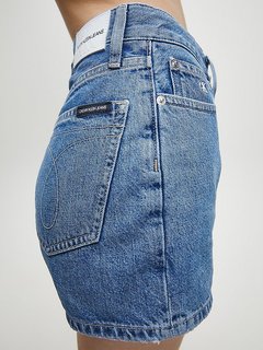 Šortky High Rise Modrá barva Ženy, Ženy