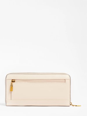 Laurel peněženka – Guess, Béžová, Růžová barva Ženy