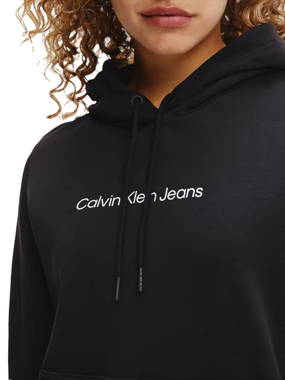 Módní Institutional mikina, Černá barva, 2022