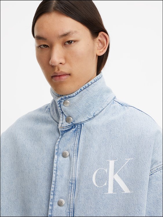 Módní J30J322372-1AA bunda denim, 2023