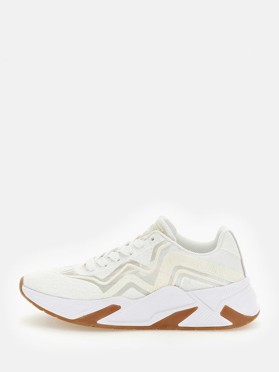 Enie tenisky – GUESS, Bílá, Krémová barva Ženy