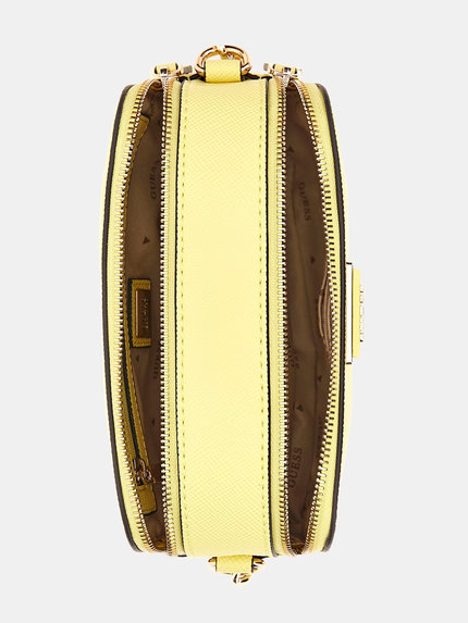 Módní Noelle crossbody, Žlutá barva, 2023