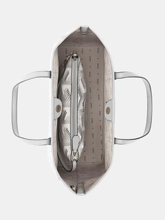 Luxusní Vikky Tote kabelka, Bílá barva, T/U