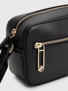 Luxusní Iconic Tommy Camera crossbody, Černá barva, OS