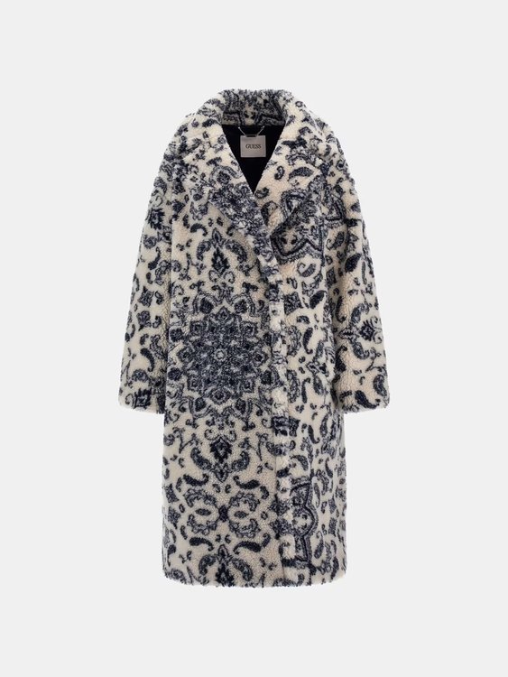 Carolina kabát Krémová, Modrá barva Ženy