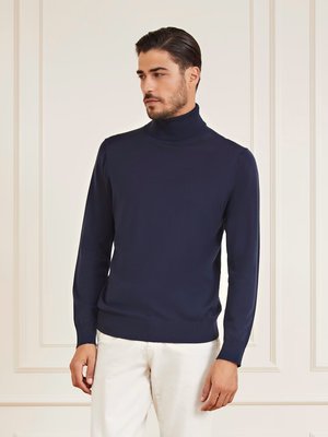Marciano – Merino Essential svetr, Navy barva
