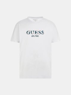 Guess Multicolor triko Bílá barva Muži