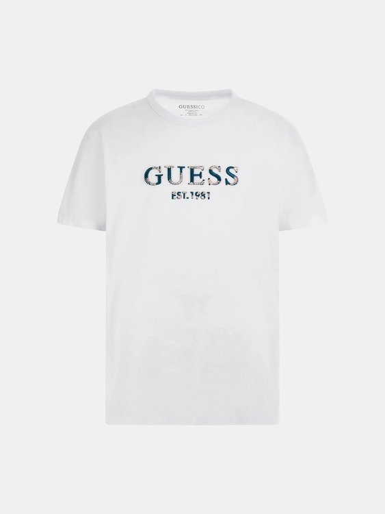 Guess Multicolor triko Bílá barva Muži