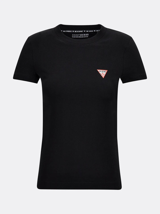 Módní Mini logo tričko, Černá barva, 2021, 2022