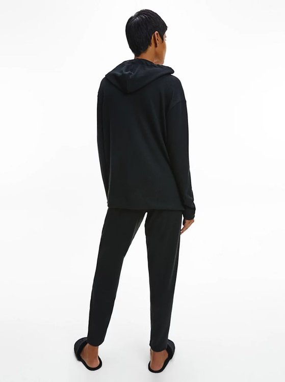 Módní Lounge mikina, Černá barva, 2021