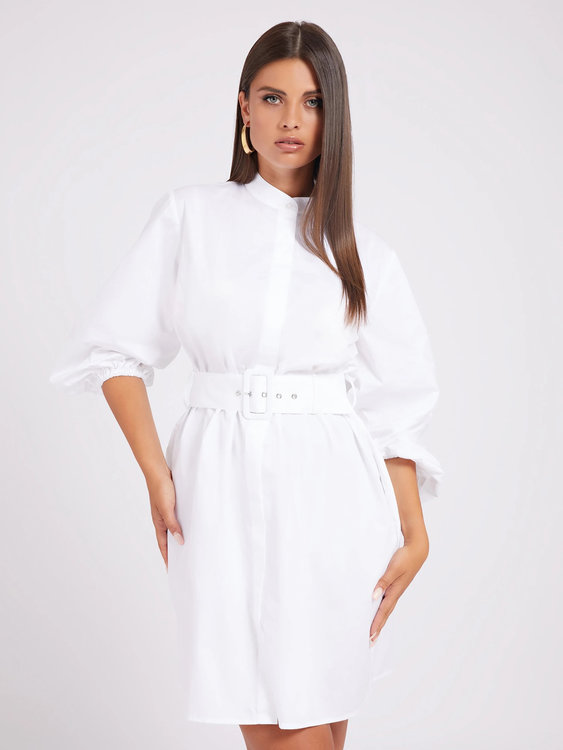 Módní Antoinette šaty, Bílá barva, 2022