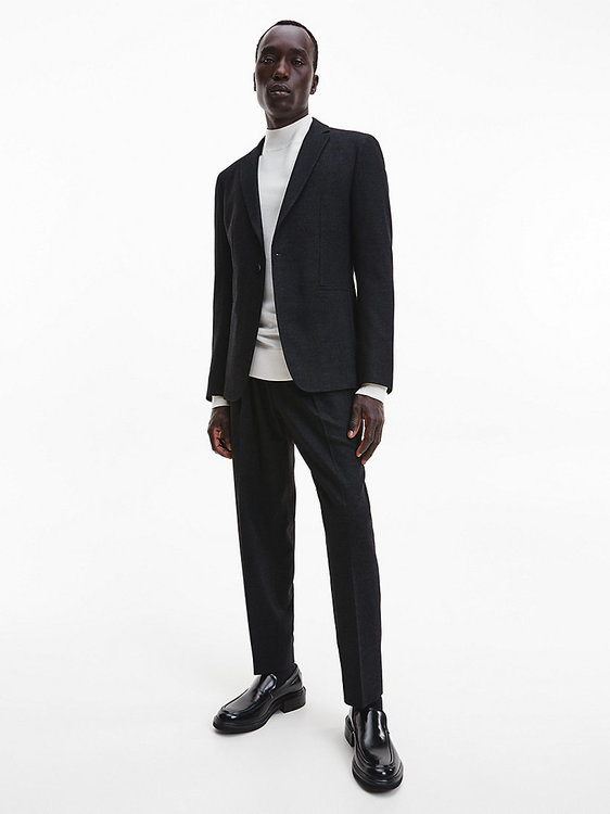 Virgin blejzr – Calvin Klein, Černá barva Muži