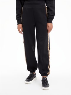 Luxusní Logo tape tepláky, Černá barva, XS, S, M, L 1