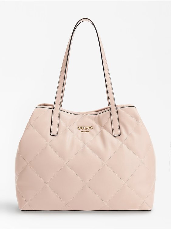 GUESS – Vikky kabelka, Béžová, Růžová barva